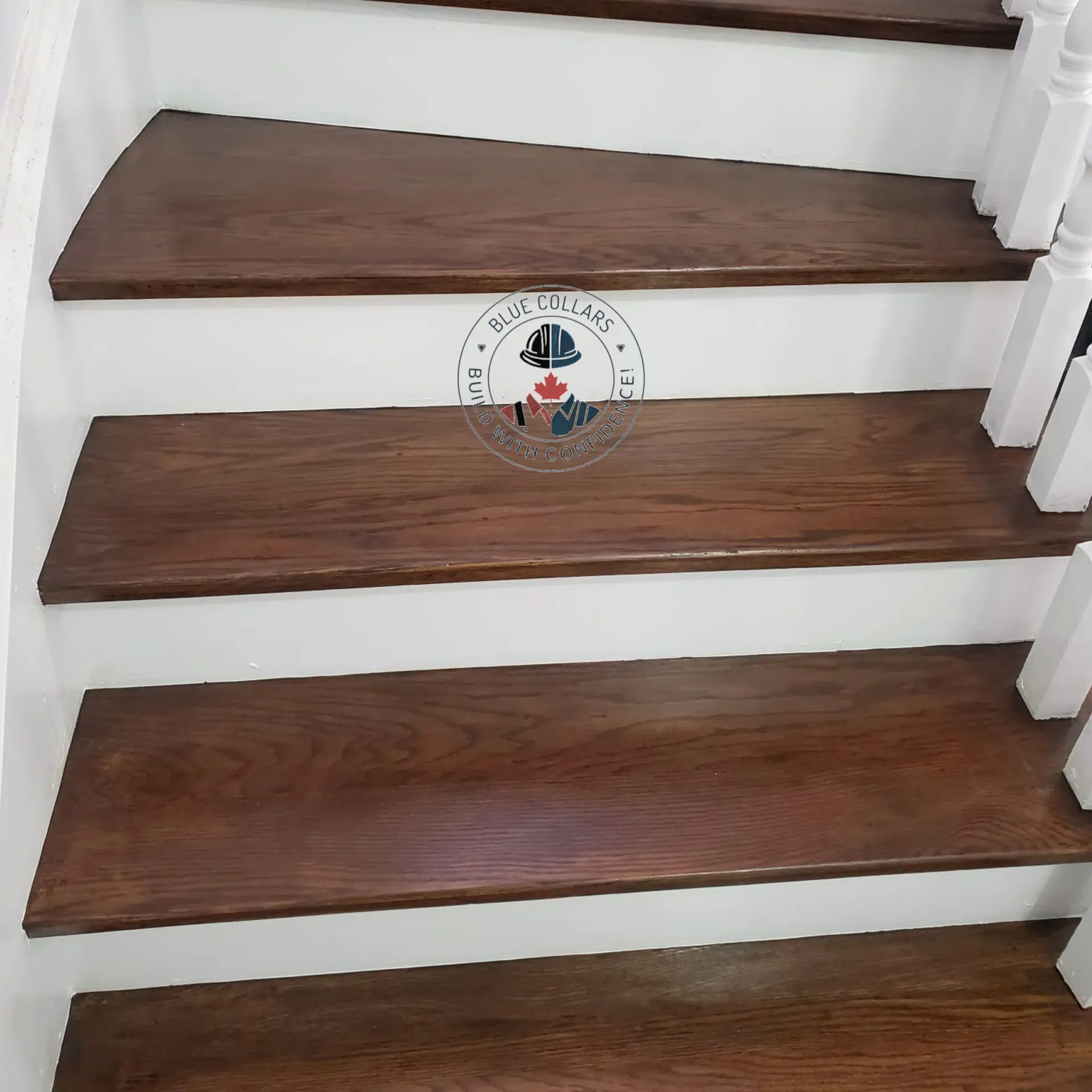 Dark-stairs-makeover-GTA-Brampton