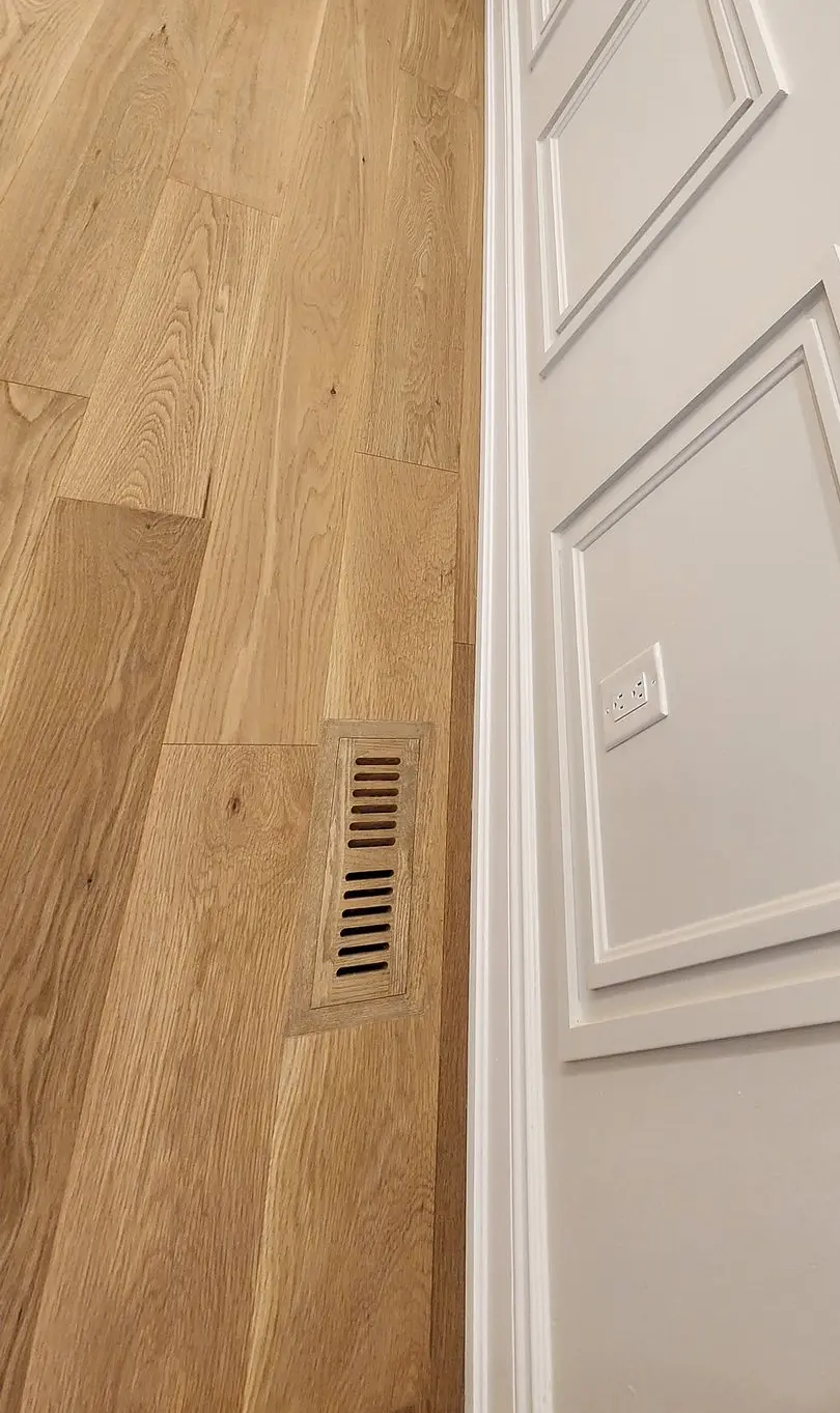 Hardwood flooring installed in  Brampton GTA Home