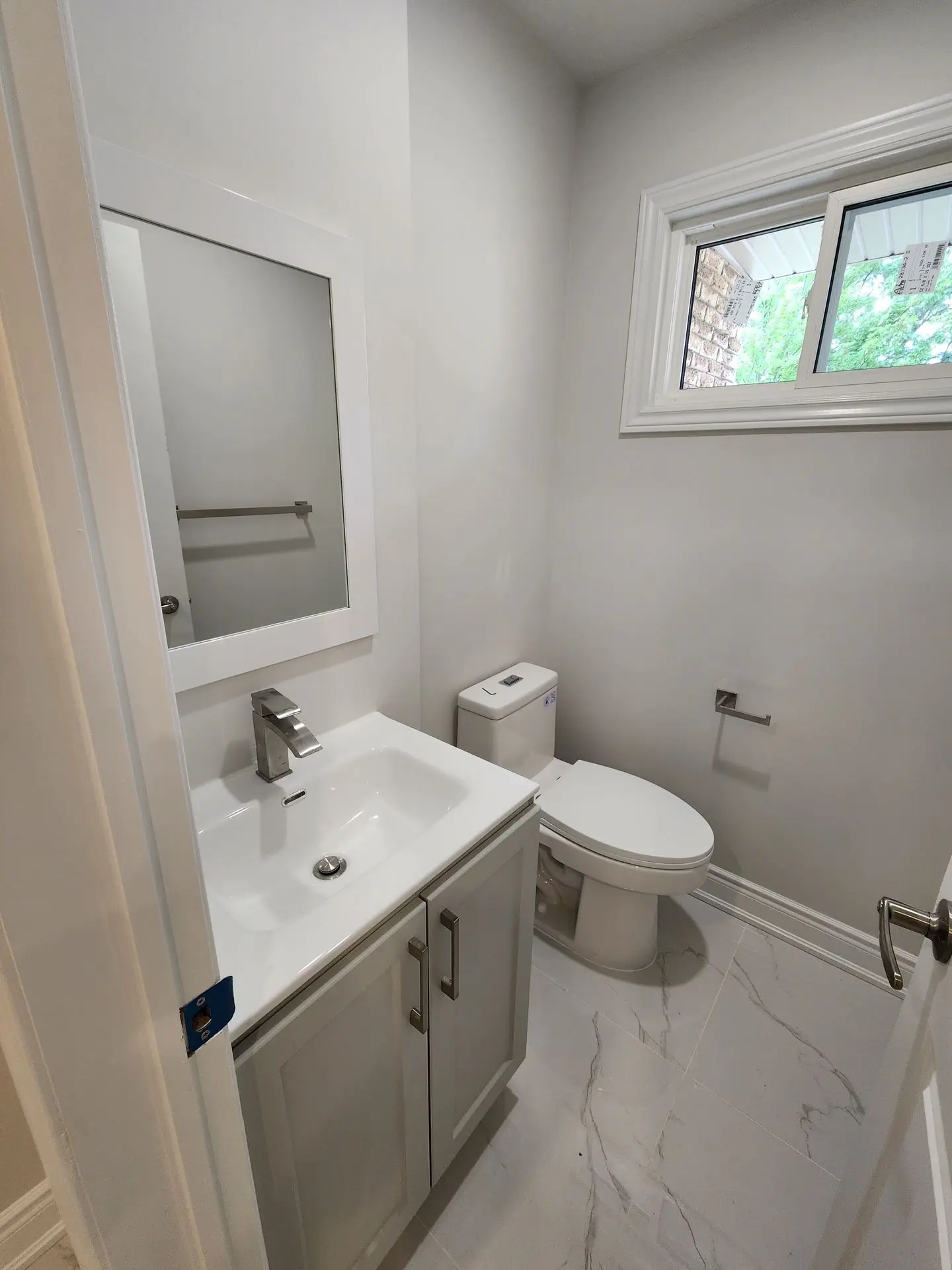 Powder room remodel in Toronto GTA