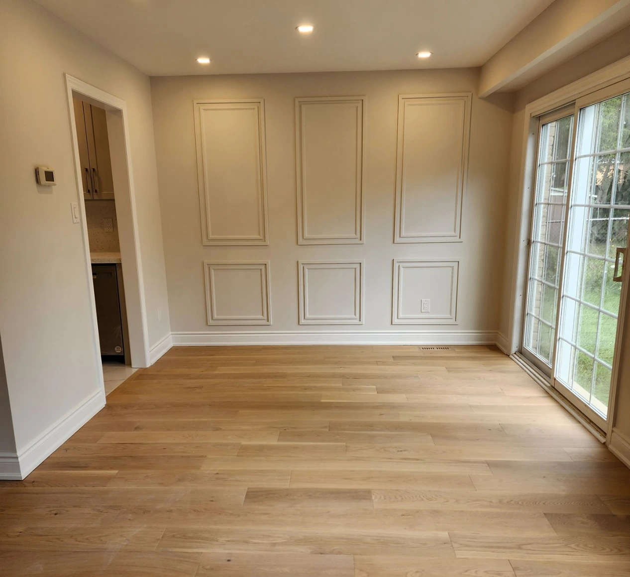 Engineered Hardwood and Panel wall, Mississauga